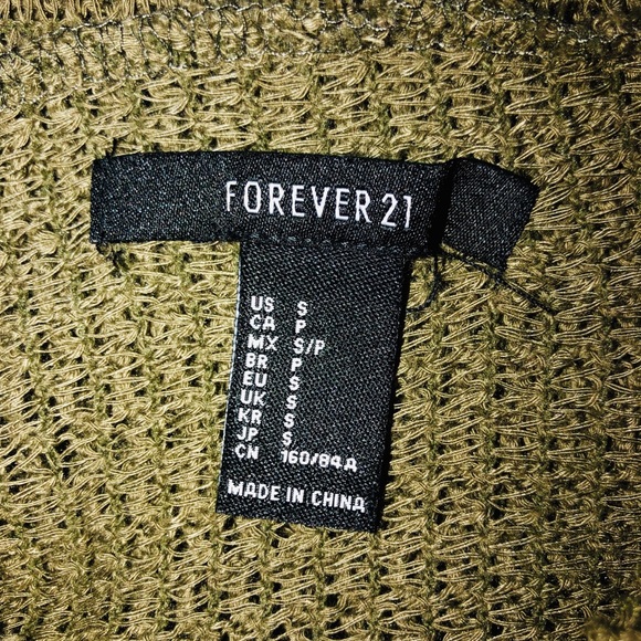 Forever 21 Open-Knit Hoodie - Picture 3 of 3
